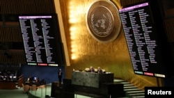 U.N. General Assembly holds high-level meeting on adoption of a resolution on Ukraine, in New York