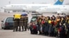 Jenazah 11 Warga Ukraina Korban Pesawat Jatuh Tiba di Kiev