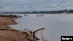 Sông Mekong đoạn đi qua Nakhon Phanom, Thái Lan, ngày 24/07/2019. 