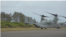 MV-22鱼鹰机运载军队降落执行跨国两栖演练。(2026年7月9日)