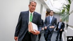 John Boehner dijo que era "la decisión correcta para este equipo y para este país".