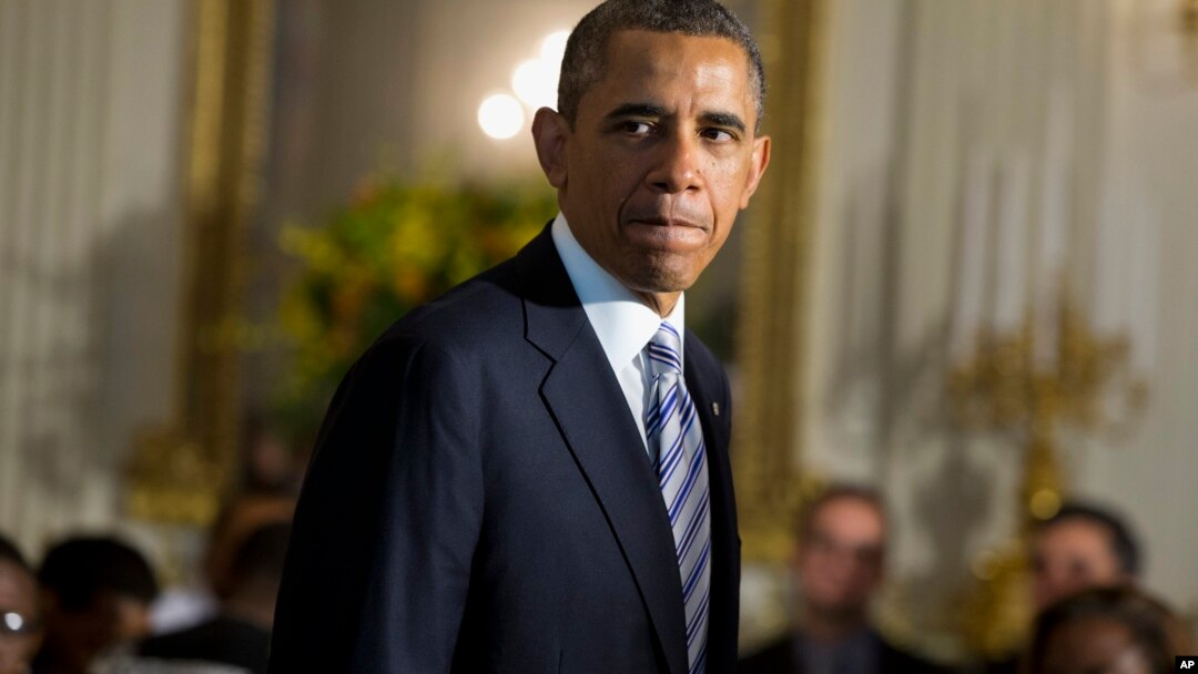 President Obama saat menghadiri Acara Father's Day di White House (14/6), dimana saat itu, sehubungan dengan isu Suriah, ia mengatakan penggunaan senjata kimia di Suriah memaksa keterlibatan AS yang lebih besar di negara itu. 