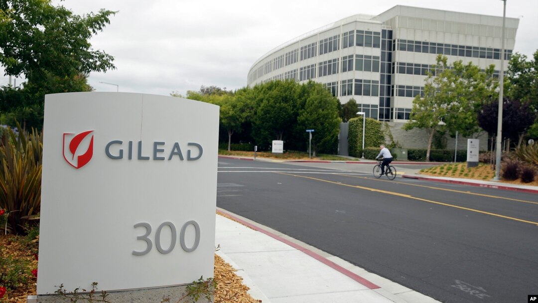 The headquarters of Gilead Sciences in Foster City, California, in Juy 2015.