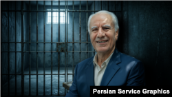 علی احمدی، معلم بازنشسته زندانی، در زندان عادل‌آباد شیراز 