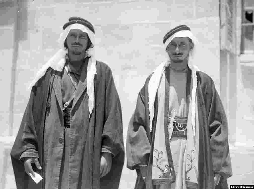 Unidentified Bedouin sheikh of Beersheva, June, 1938.