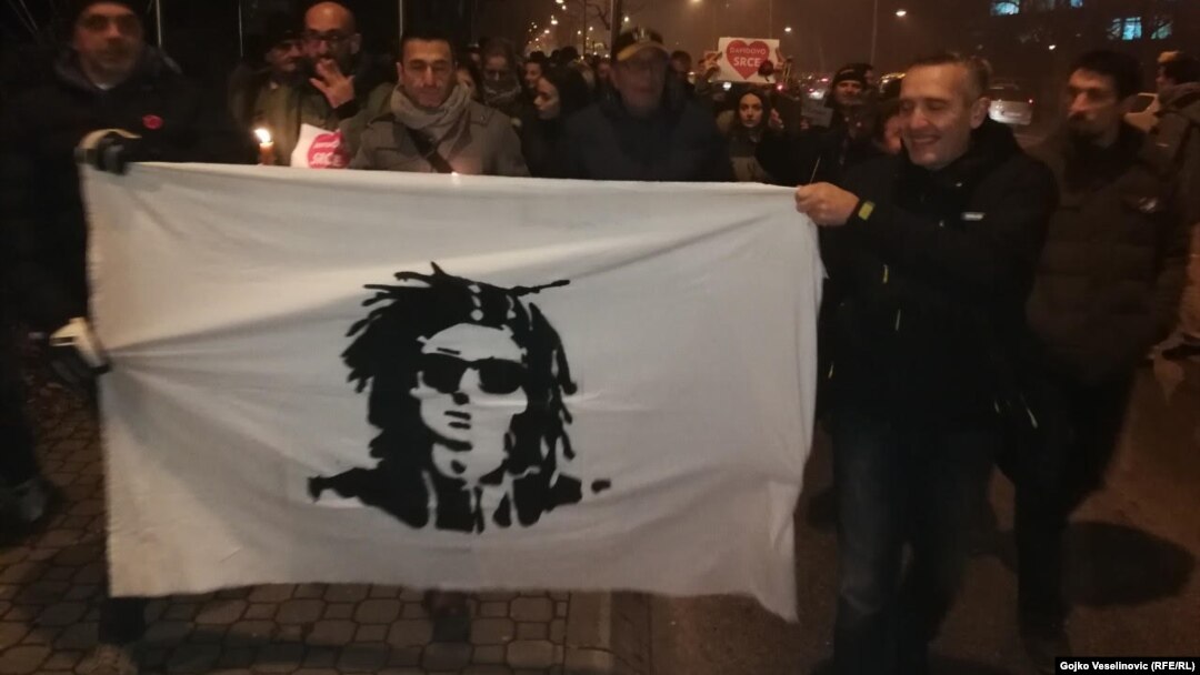 Protestna šetnja "Pravda za Davida" u Banjaluci, 27. decembar, 2018.