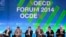 2014年经济合作与发展组织在法国巴黎该组织总部的会议中心举行OECD论坛。（资料照片）