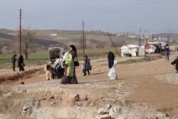 Many families in Syria have been separated from loved ones for years, with various militaries occupying and reoccupying territory. Manbij, Syria, Feb. 21, 2020. (Heather Murdock/VOA)