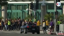 Yon Seremoni pou Make Memwa Basketè Lejandè Ameriken Kobe Bryant