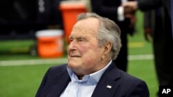 George Bush à Houston le 5 novembre 2017.