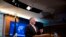El secretario de Estado, Mike Pompeo, habla en una conferencia de prensa en el Departamento de Estado el 18 de noviembre de 2019.