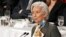 Christine Lagarde, Managing Director of IMF, speaks at the Economic Club of New York, April 10, 2013. 