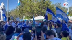 Diáspora nicaragüense celebra la última acción de EE. UU. contra Ortega