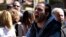 A protester shout slogans outside of parliament during a meeting in capital Nicosia, Cyprus, March 18, 2013. 