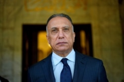 FILE - Iraqi Prime Minister Mustafa al-Kadhimi