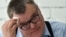 Presidential candidate Viktor Babaryko is seen in Minsk, June 11, 2020. In the lead-up to the August 9 election, he was arrested on suspicion of financial crimes, and scores opposing the Belarusian regime were detained. Those held included 14 journalists.