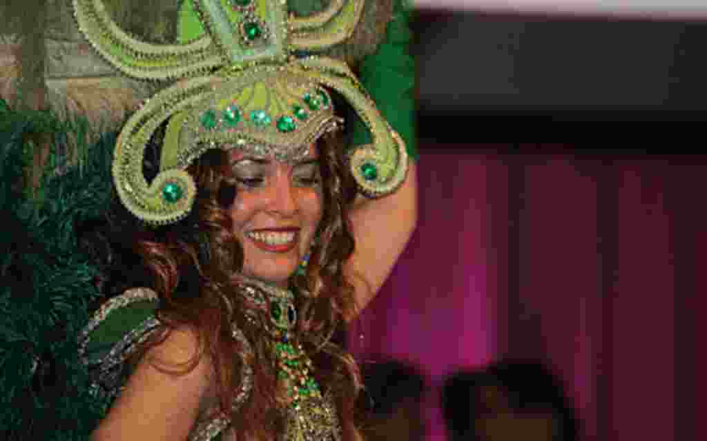 La samba también estuvo en el menú del evento.