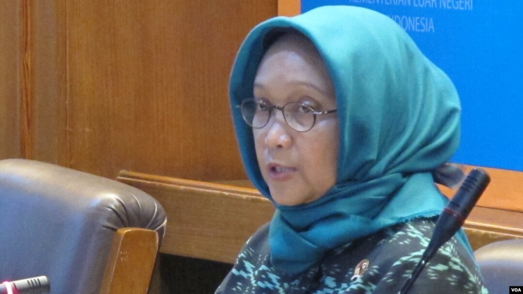 Menteri Luar Negeri Indonesia Retno Marsudi. (Foto: VOA/Fathiyah)