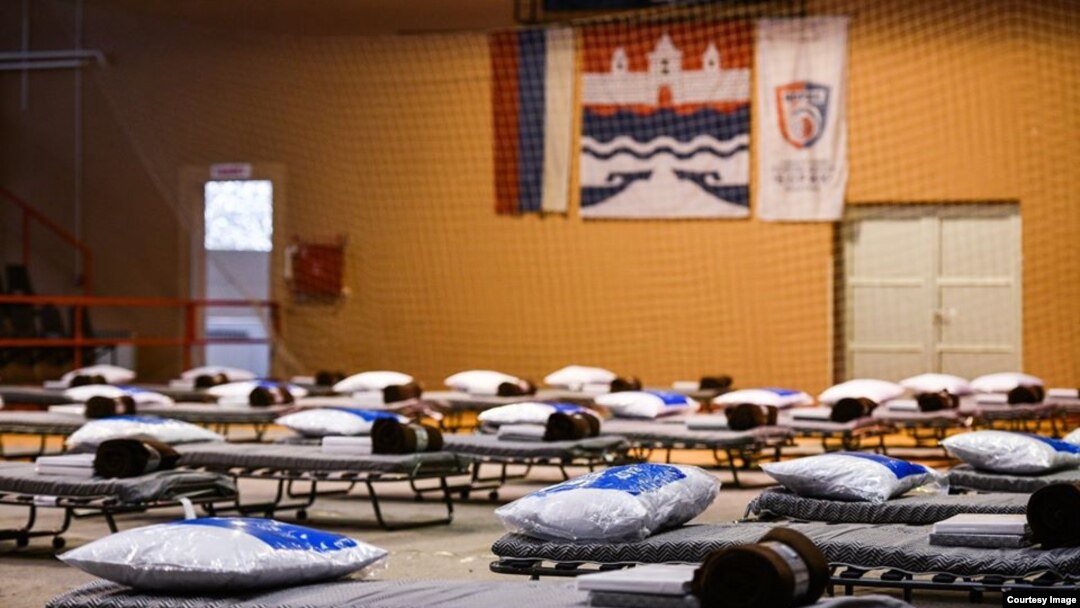Karantin u Sportskoj dvorani 'Obilićevo' (FOTO: Grad Banja Luka)