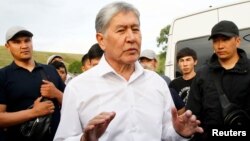27 Haziran 2019, Bişkek, Kırgızistan - Eski Cumhurbaşkanı Almazbek Atambayev