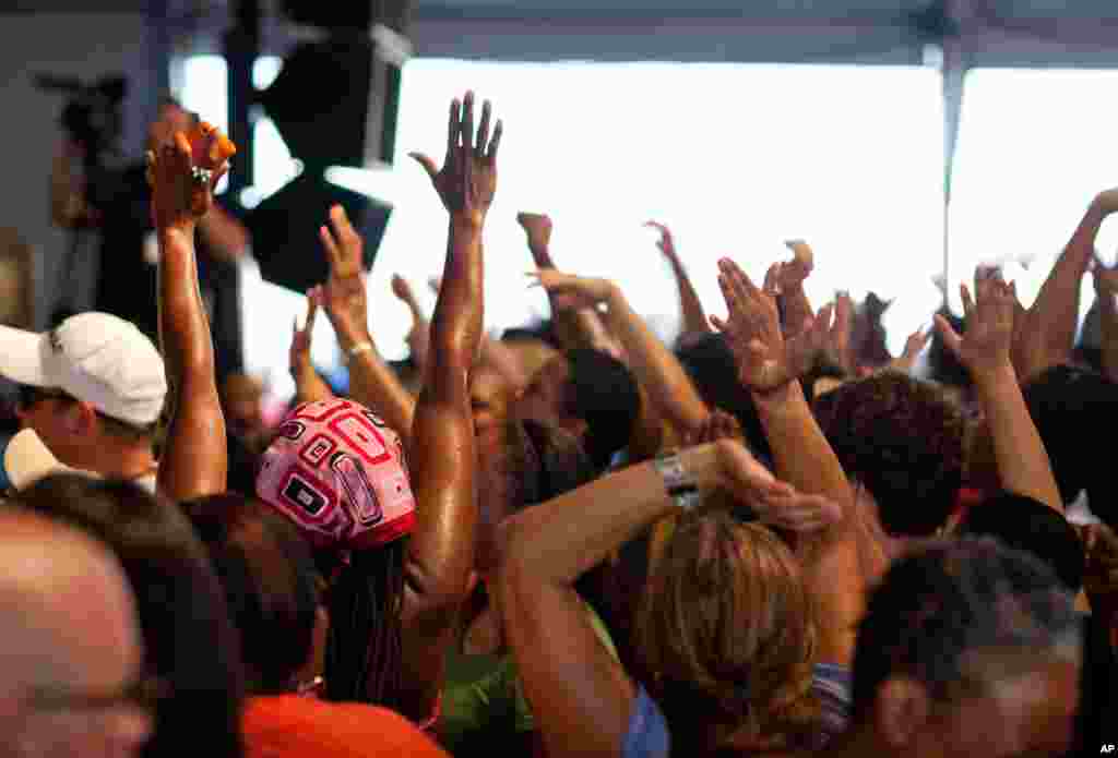 DJ Questlove and Soul Train wrap up the first night of the festival with a dance party on the mall, Thursday June 30, 2011.