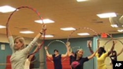 Hula-Hooping Back as Exercise Fad