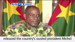 VOA60 Africa - Burkina Faso coup leaders say they have released the country's ousted president - September 18, 2015