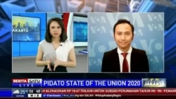 VOA Live Report untuk BeritaSatu: Pidato State of the Union 2020