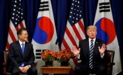 지난 2017년 9월 도널드 트럼프 미국 대통령과 문재인 한국 대통령이 뉴욕에서 정상회담을 했다.