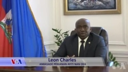 Abasadè Ayiti nan lOEA Leon Charles Pale Kijan COVID 19 la Afekte l