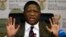 South Africa's sports minister Fikile Mbalula gestures as he speaks during a news conference in Johannesburg, South Africa, June 3, 2015.
