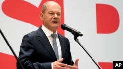 Ketua Partai Sosial Demokrat Jerman, Olaf Scholz 