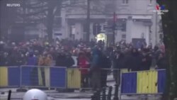 Բրյուսելում ոստիկանները բախվել են կորոնավիրուսային սահմանափակումների դեմ բողոքի դուրս եկած ցուցարարների հետ