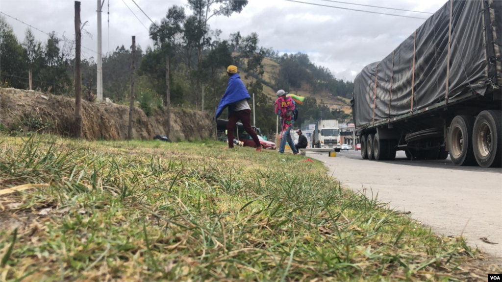 Caminantes venezolanos llegan a la frontera entre Colombia y Ecuador con el deseo de cruzar a pesar de las restricciones. Ipiales, Colombia, 11 de septiembre de 2019. Foto: Celia Mendoza.