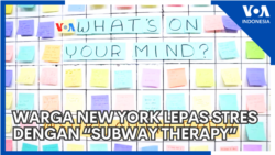 Warga New York Lepas Stres dengan "Subway Therapy"