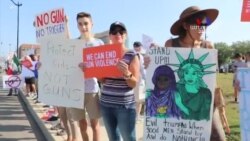 Դեմոկրատ թեկնածուները Թրամփին քննադատում են երկու սպանդների տեսանկյունից