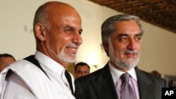 عبدالله عبدالله و اشرف غنی احمدزی، نامزدان انتخابات ریاست جمهوری افغانستان
