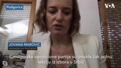 Jovana Marović iz crnogorske NVO Politikon govori o iskustvima srpske i crnogorske opozicije