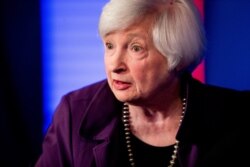 Former Fed Chair Janet Yellen appears for an interview on Aug. 14, 2019, in Washington.