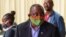 Le président sud-africain Cyril Ramaphosa à Johannesburg le 24 avril 2020.