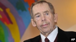 FILE - Former Czech president Vaclav Havel