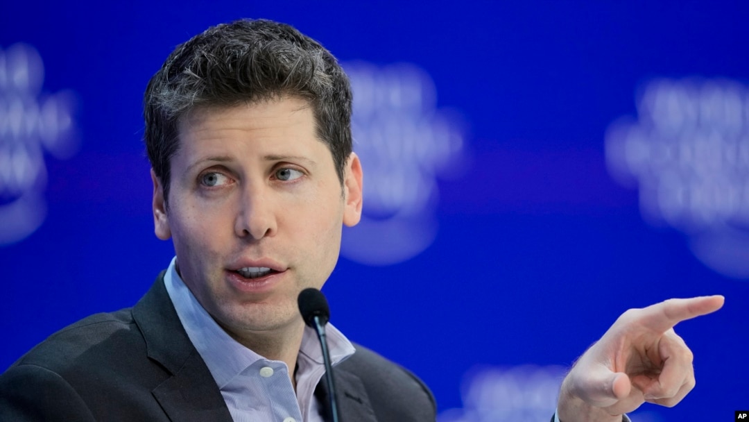 FILE - CEO OpenAI Sam Altman pada pertemuan tahunan Forum Ekonomi Dunia di Davos, Swiss, 18 Januari 2024. (AP/Markus Schreiber)