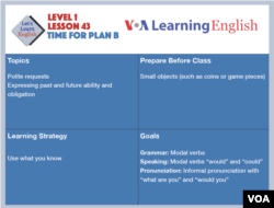 Let's Learn English - Level 1 - Lesson 43