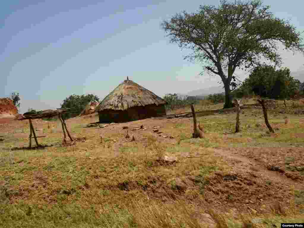 A hat house is seen in Benishangul-Gumuz, a rural area of Ethiopia. (Photo by Aboma Shuramu/Ethiopia/VOA reader)