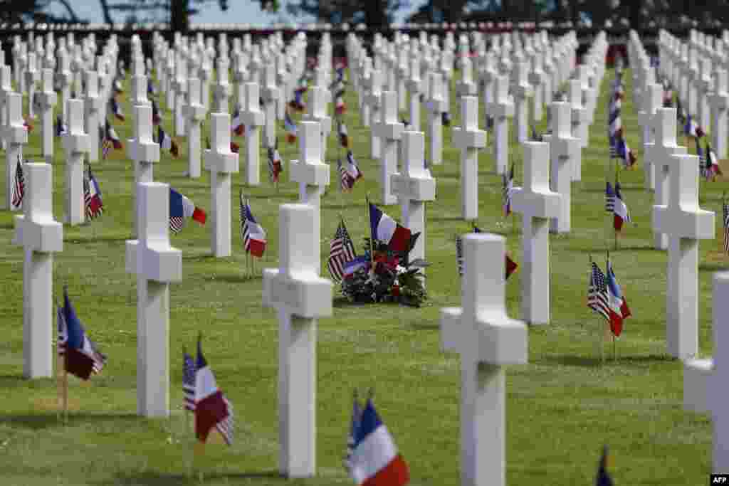 آرامگاه امریکایی&zwnj;ها در حومۀ شهر اوماها در شمالغرب فرانسه &nbsp;