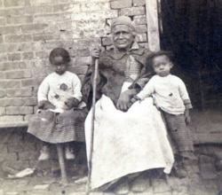 Betty, an enslaved cook at the Hermitage for 50 years, poses with some children. She was Alfred Jackson’s mother. (Courtesy the Hermitage)