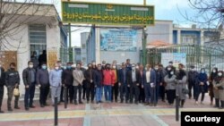 اعتراض معلمان در ایران، دورود، ۱۱ آذر ۱۴۰۰