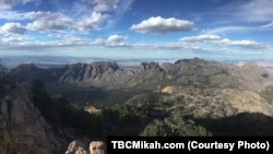 The entire Chisos mountain range, including a large swath of the Chihuahuan Desert, is contained in Big Bend National Park in southwest Texas. 