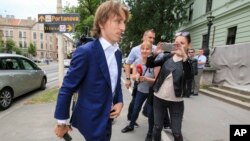 Luka Modrić dolazi u sud u Osijeku, 13. juni 2017.