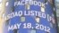 Facebook's Stock Debuts on Wall Street